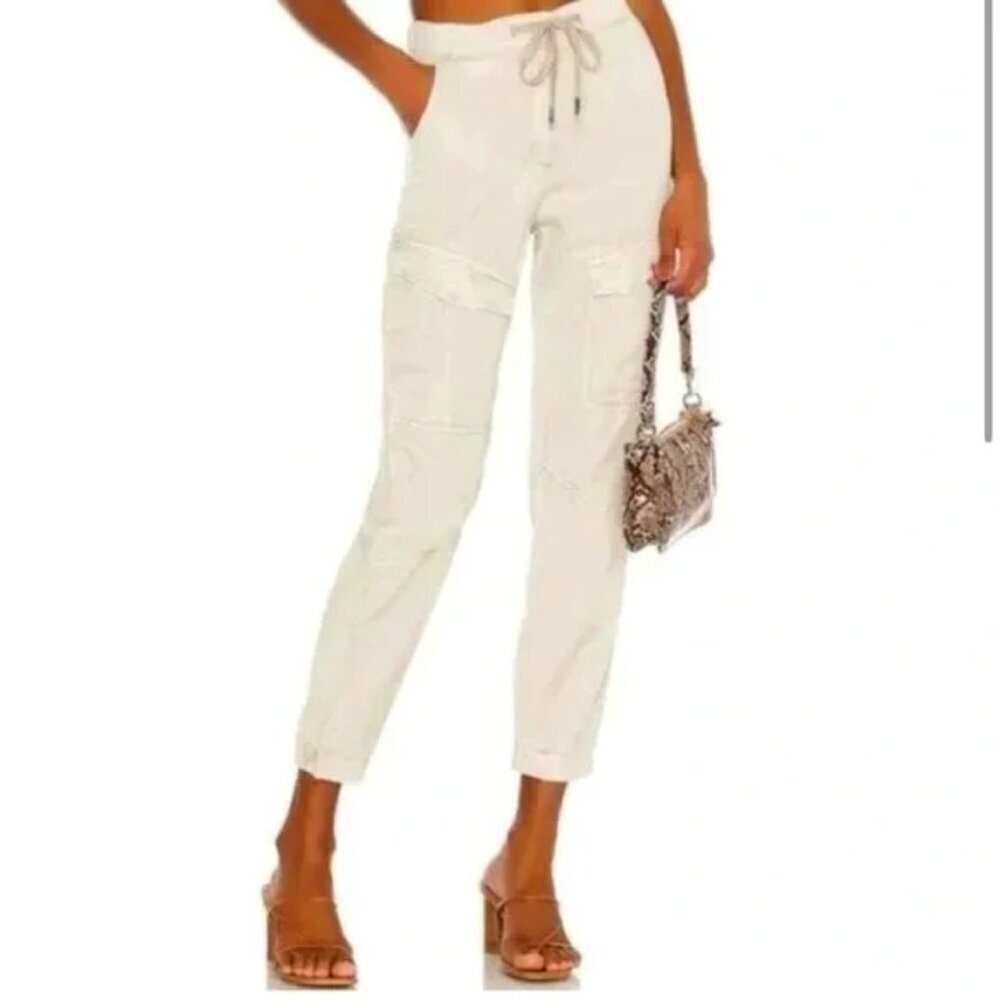 YFB Harrison Joggers Sweatpants Revolve Terry Cloth Cream Off-White Size‎ Small